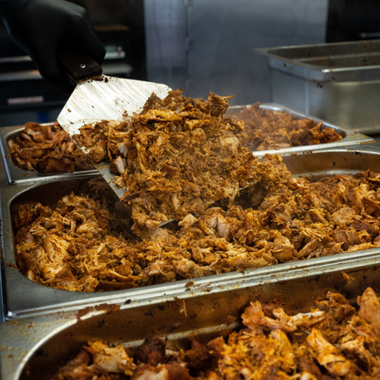 Smoke and Soul BBQ pulled chicken