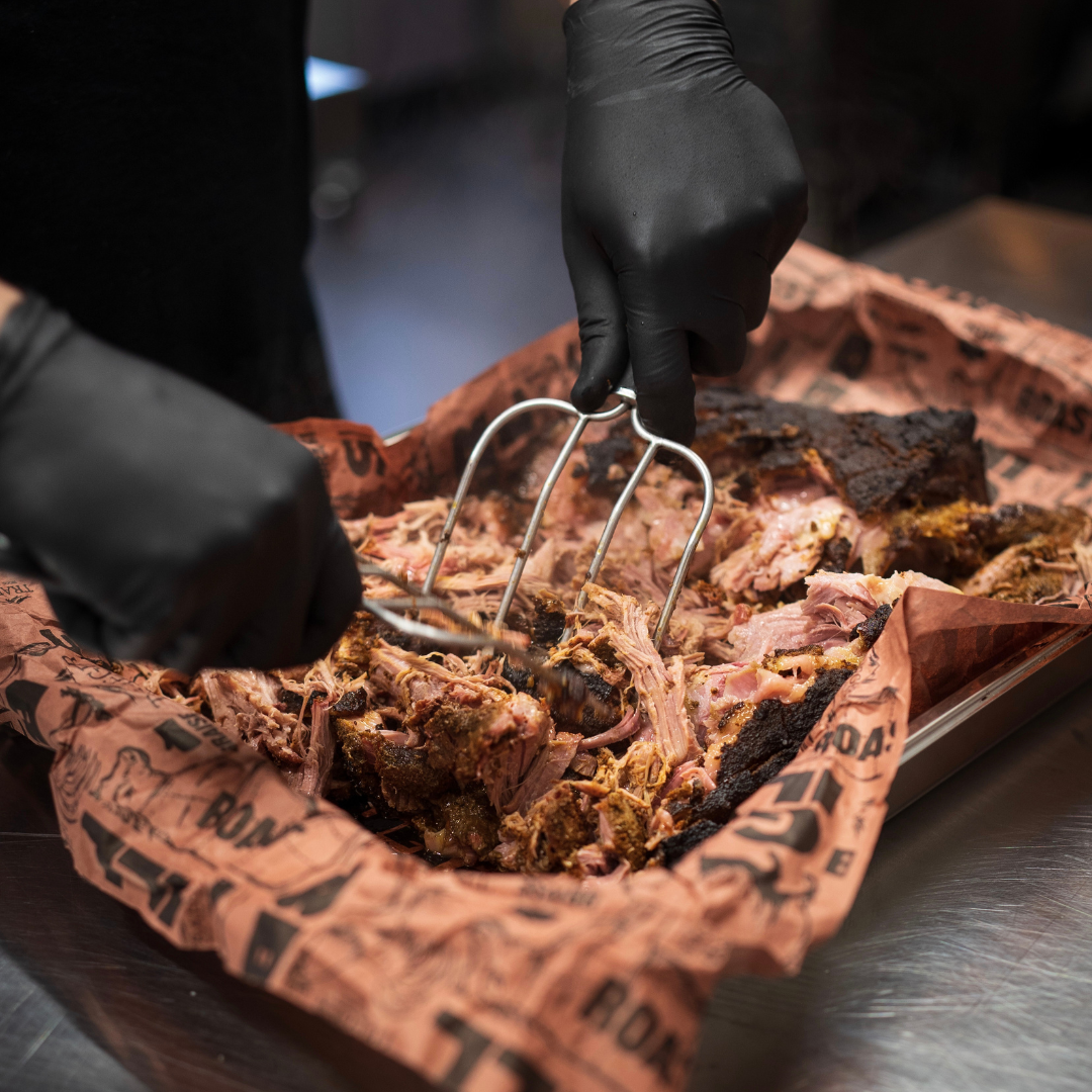 SLOW SMOKED PULLED PORK